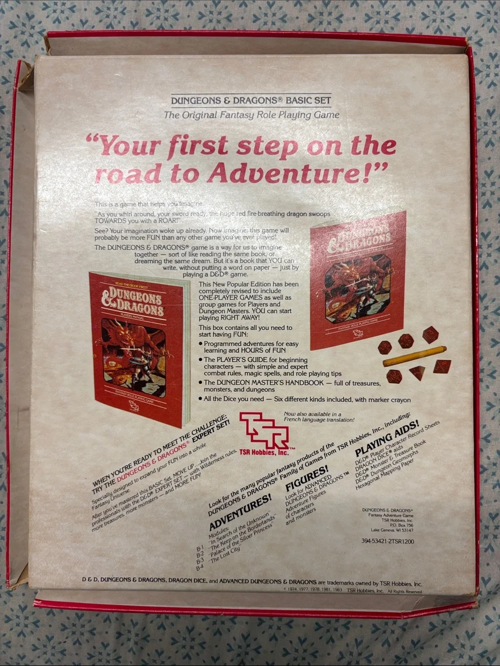 Dungeons & Dragons Basic Rules Set 1 - Red Box 1983